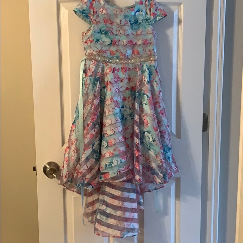 From Macy’s Fancy Beautiful dress- longer n the back